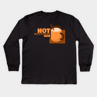 Hot Buttered Rum Kids Long Sleeve T-Shirt